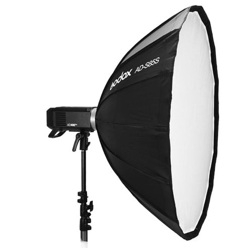 Godox 85cm Parabolische Paraplu Zwart & Wit Godox 85cm Parabolische Paraplu Zwart & Wit