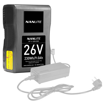 NanLite 230Wh 26V V-Mount Lithium Ion Battery