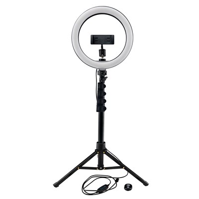 Mackie mRING-10 – 10 inch 3-Colour Ring Light Kit with Stand and Remote