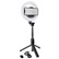 Mackie mRING-6 – 6 inch Battery Powered Ring Light with Selfie Stick/Stand and Remote