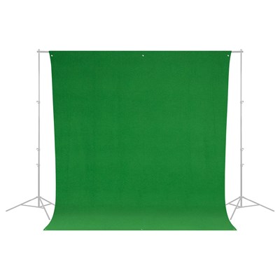Westcott X-Drop Wrinkle-Resistant Backdrop Kit - Chroma-Key Green Sweep - 5ft x 12ft