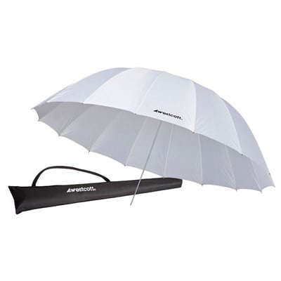 Westcott Standard Umbrella - Optical White Satin Diffusion - 80cm