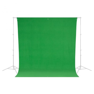 Westcott Wrinkle-Resistant Backdrop - Chroma-Key Green - 9ft x 10ft
