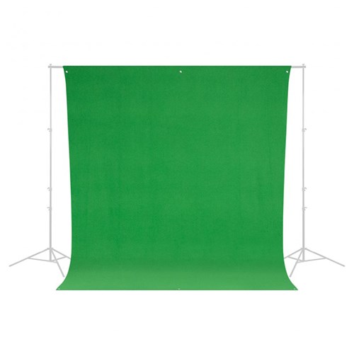 Westcott Wrinkle-Resistant Backdrop - Chroma-Key Green - 9ft x 10ft