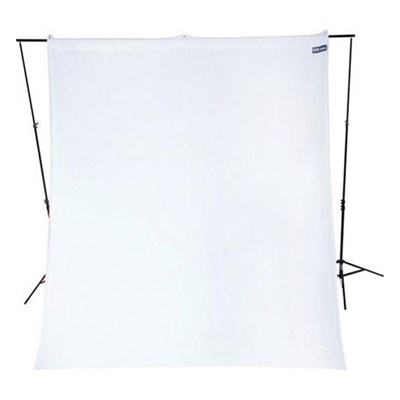 Westcott Wrinkle-Resistant Backdrop - High-Key White - 9ft x 10ft