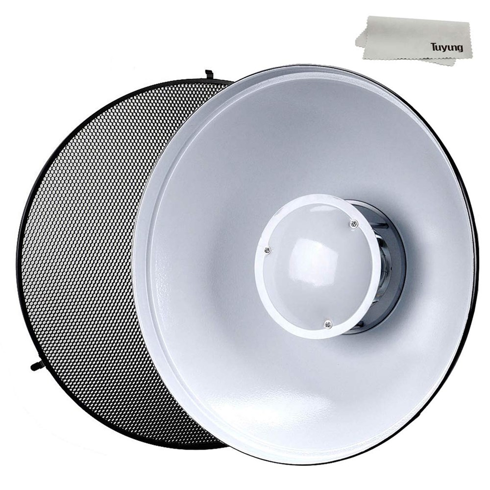 Stříbrný Beauty Dish 55cm , Godox BDR-S550 , Bowens adaptér Stříbrný Beauty Dish 55cm , Godox BDR-S550 , Bowens adaptér