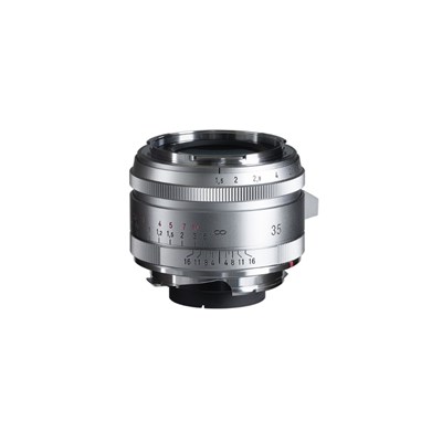 Voigtlander 35mm f1.5 VM ASPH Nokton Type II Vintage Line Lens for Leica M - Silver