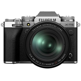 Fujifilm X-T5 Digital Camera with XF 16-80mm Lens - Silver