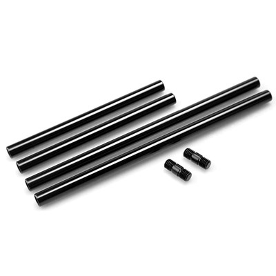 SmallRig 15mm with M12 Thread Black Aluminum Alloy Rods 6pcs Pack 1659