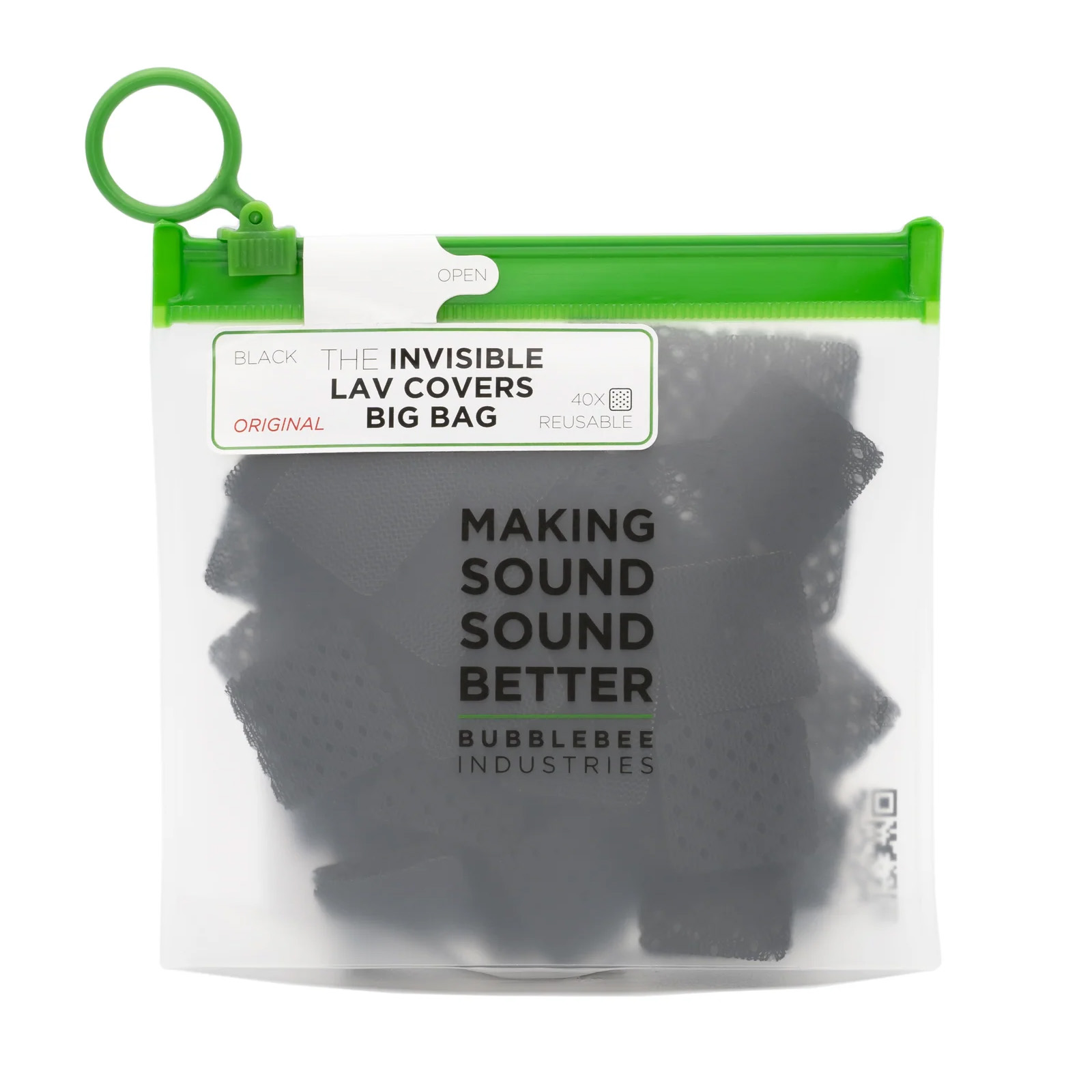 Bubblebee The Invisible Lav Covers- Big Bag - Original- Black