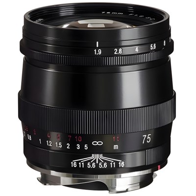 Voigtlander 75mm f1.9 SC VM Ultron Lens for Leica M