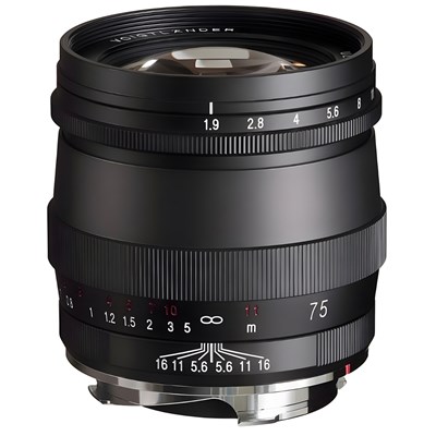 Voigtlander 75mm f1.9 MC VM Ultron Lens for Leica M