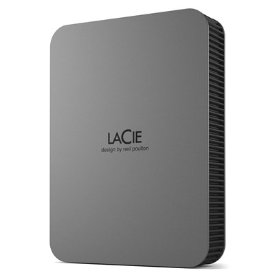 LaCie 5TB Mobile Drive Secure USB 3.1-C Space Grey
