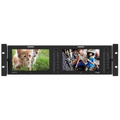 TVLogic RKM-270A LCD 3RU Multi-Channel