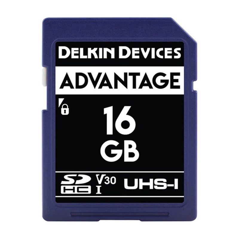 Delkin Devices 16GB Advantage UHS-I SDHC Memory Card | Wex Photo Video