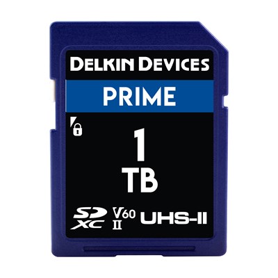 Delkin Devices 1 TB Prime UHS-II V60 SDXC Memory Card