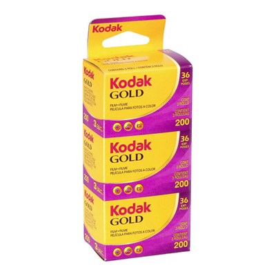 Kodak Gold 200 135 Film (36 Exposures) - 3 Pack
