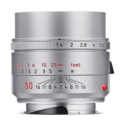 Leica 50mm f1.4 Summilux-M ASPH Lens (11 Blade Aperture) - Silver