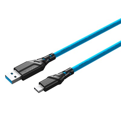 Mathorn MTC-500 USB A-C 5m Tethering Cable - ArcticBlue