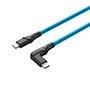 Mathorn MTC-511 USB C-C90 5m Tethering Cable - ArcticBlue