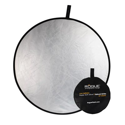 Rogue 2-In-1 Reflector Silver / White - 43 Inch
