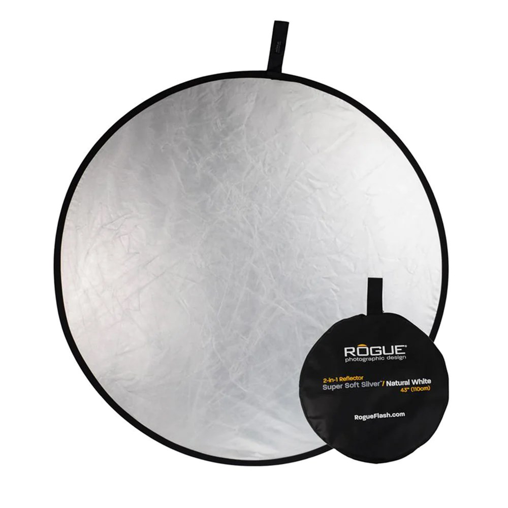 Rogue 2-In-1 Reflector Silver White 43 Inch | Wex Photo Video