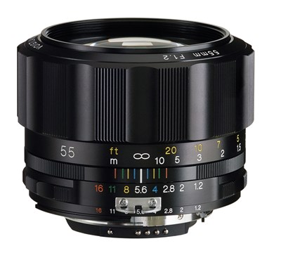 Voigtlander 55mm f1.2 SLII-S Nokton Lens for Nikon - Black