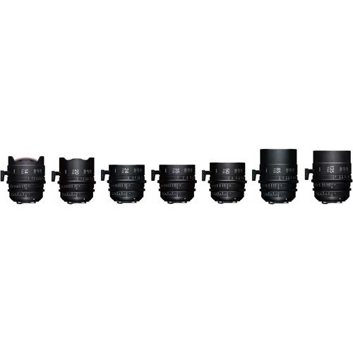 Sigma FF Fully Luminous High-Speed Prime Cine 7-Lens Kit - Sony Mount