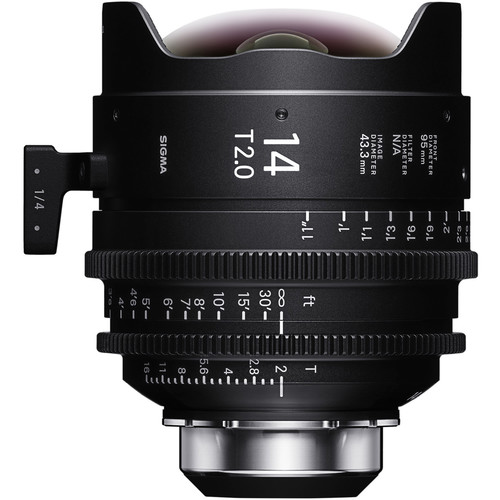 Sigma Cine 14mm T2 FF Metric Lens - Canon Mount