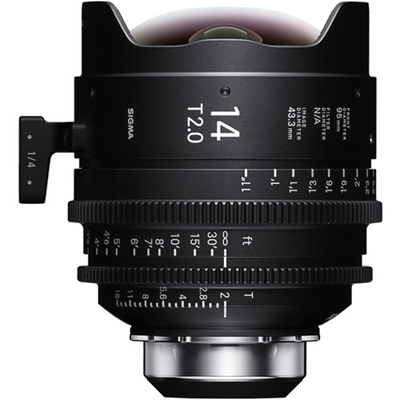 Sigma Cine 14mm T2 FF Metric Lens - PL-i Mount