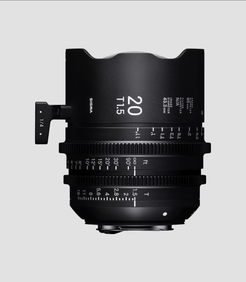 Sigma 20mm T1.5 Fully Luminous FF High-Speed Prime Lens - Canon Mount
