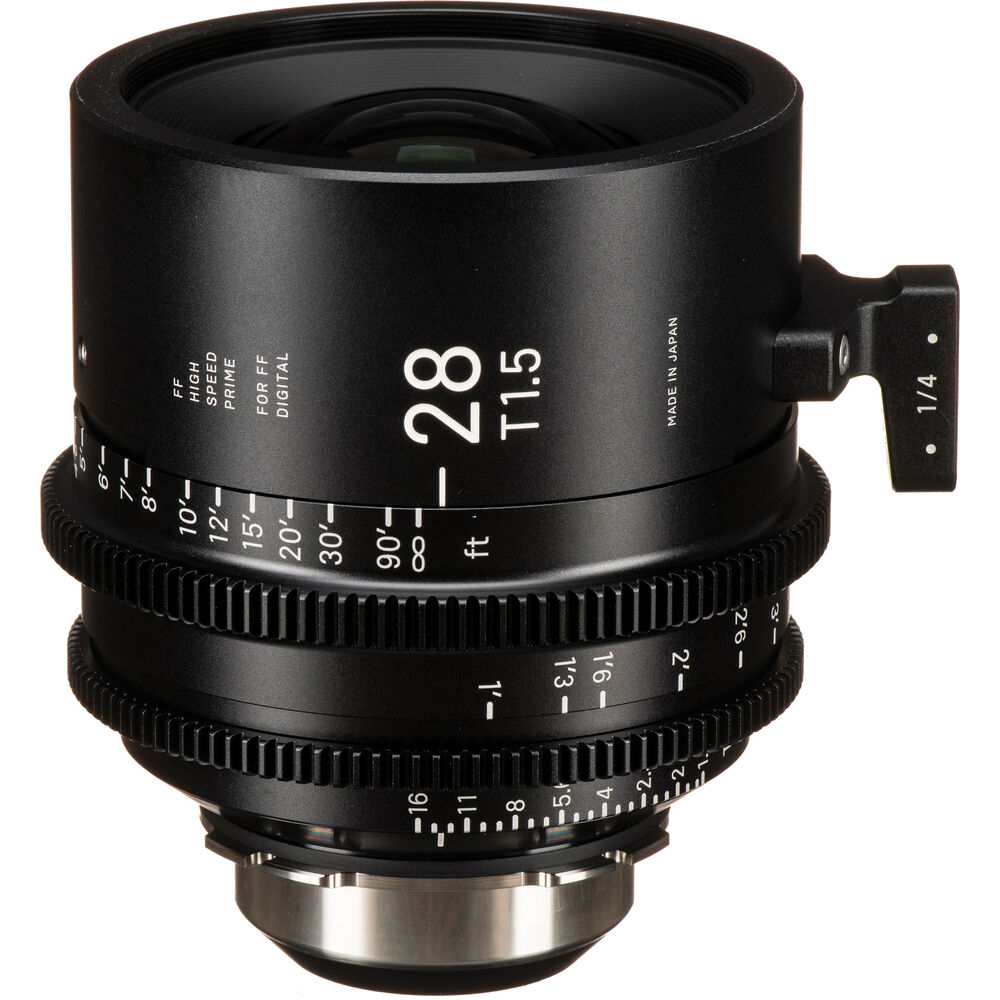 Sigma Cine 28mm T1.5 FF Lens - PL-i Mount