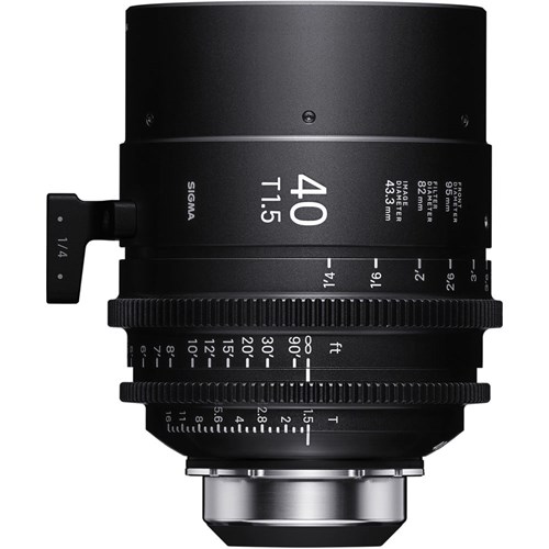 Sigma Cine 40mm T1.5 FF Metric Lens - PL-i Mount