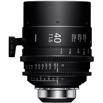 Sigma Cine 40mm T1.5 FF Fully Luminous Metric Lens - PL-i Mount
