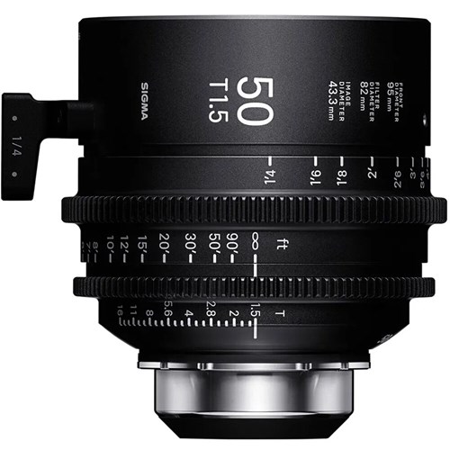 Sigma Cine 50mm T1.5 FF Fully Luminous Metric Lens - PL-i Mount