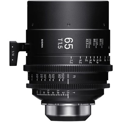 Sigma 65mm T1.5 FF Fully Luminous High-Speed Cine Prime Lens - PL-i Mount
