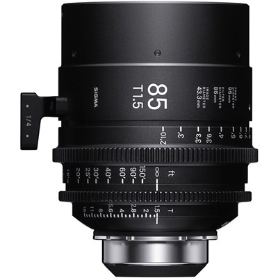 Sigma Cine 85mm T1.5 FF Metric Lens - PL-i Mount