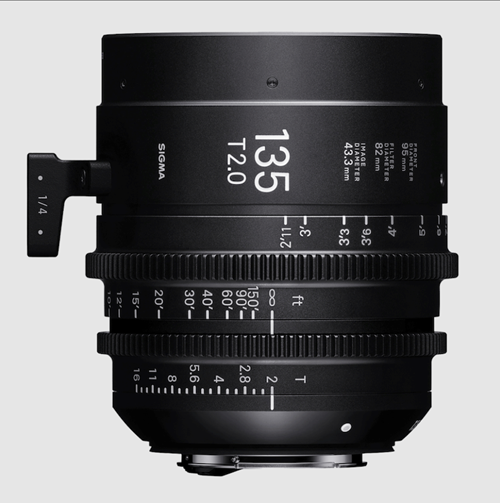 Sigma Cine 135mm T2 FF Metric Lens - PL-i Mount