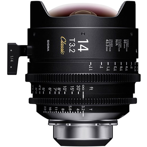Sigma Cine FF Classic Prime 14mm T3.2 - PL Mount