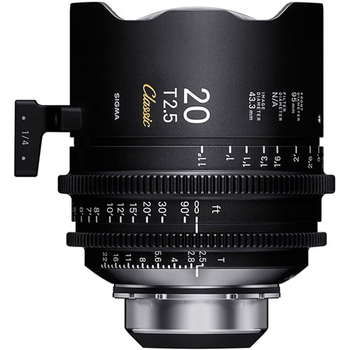 Sigma Cine FF Classic Prime 20mm T2.5 - PL Mount