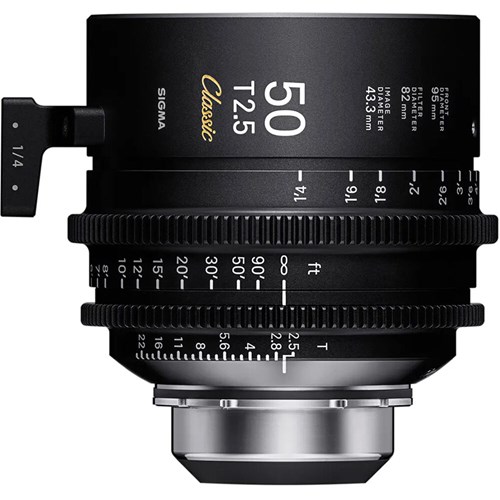 Sigma Cine FF Classic Metric 50mm T2.5 - PL Mount