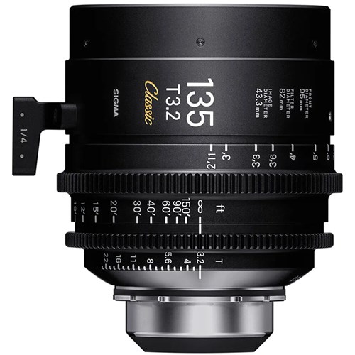 Sigma Cine FF Classic Metric 135mm T2.5 - PL Mount