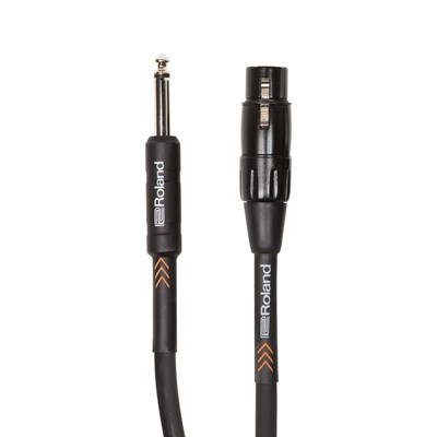 Roland 20Ft / 6M Hi Z Microphone Cable Black Series