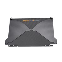 Bright Tangerine Carbon Fibre Bottom Flag (Misfit Kick)