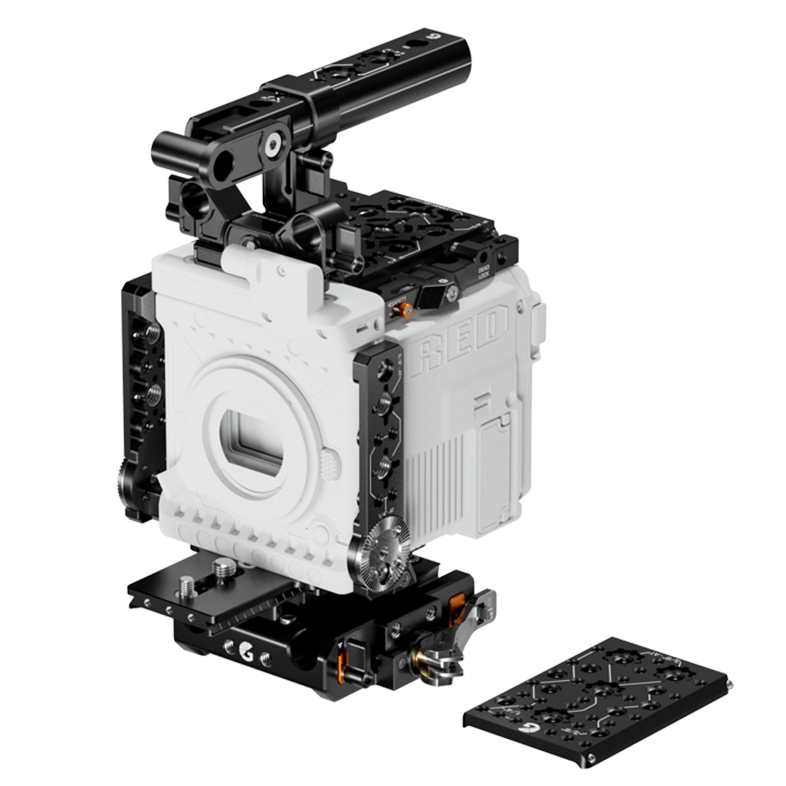 Bright Tangerine LeftField 3 Expert Kit for RED V-RAPTOR (DJI Ronin 2)