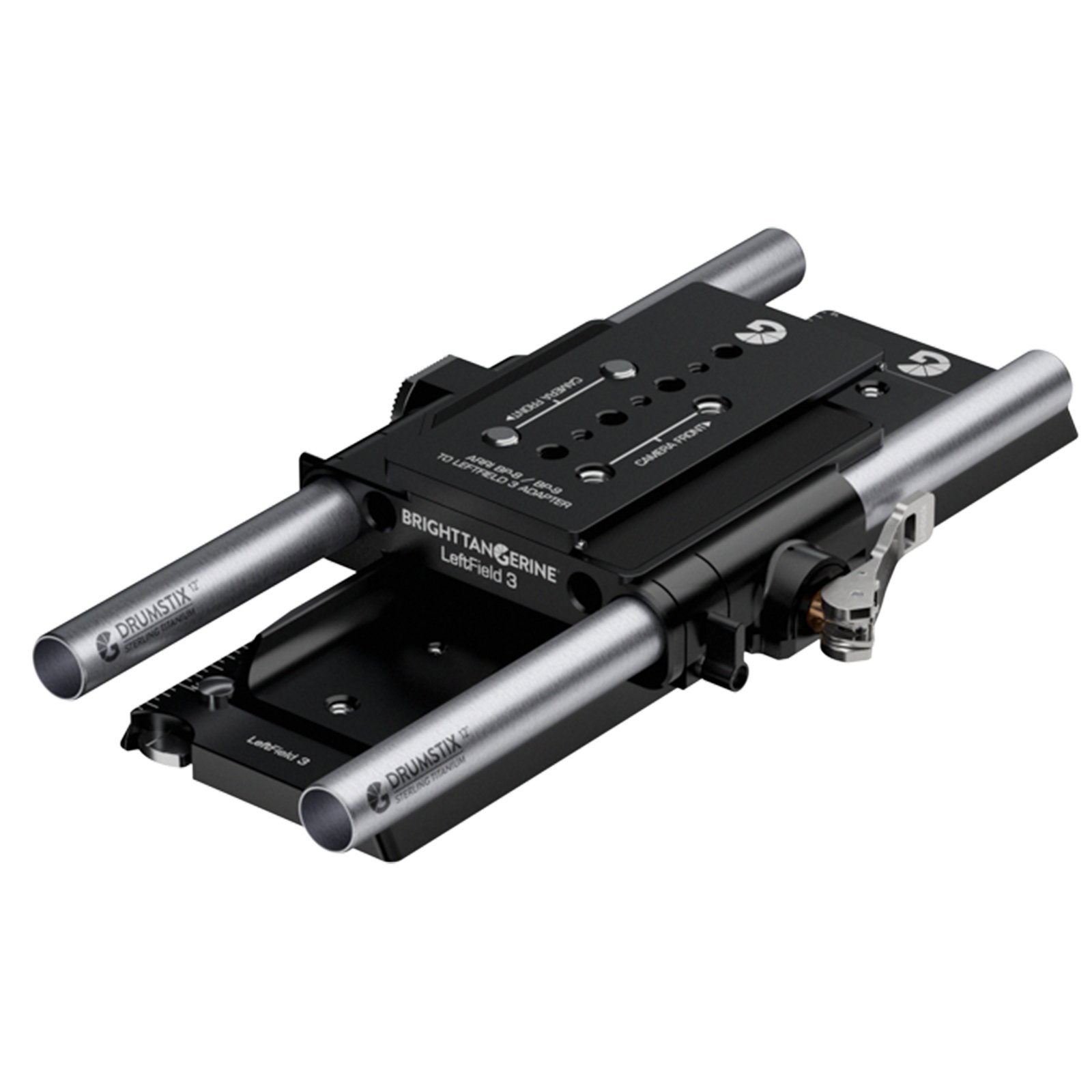 Bright Tangerine Left Field 3 19mm Studio QR Bridgeplate - Advanced Kit