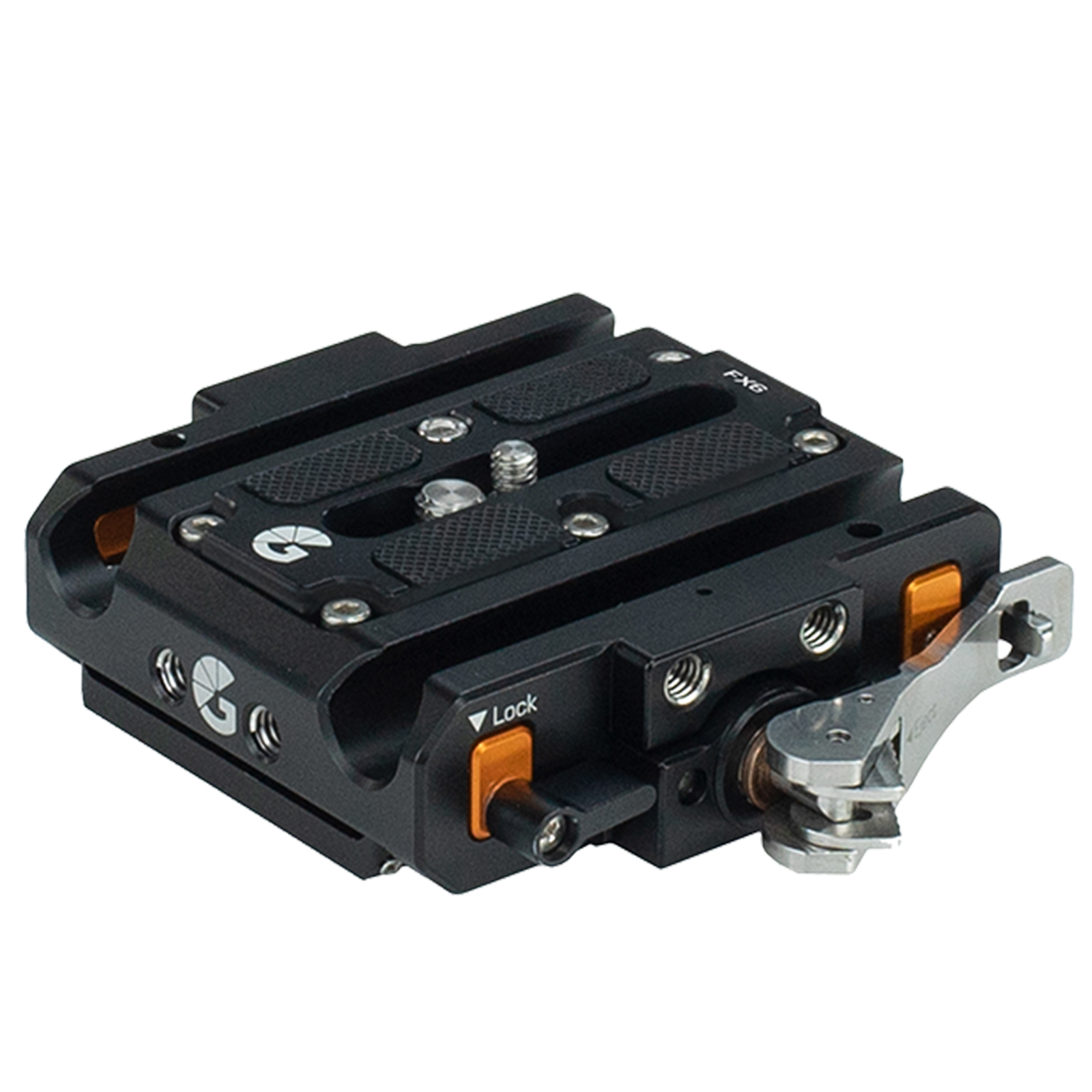 Bright Tangerine LeftField 3 Sony FS7/FX9 QR Baseplate