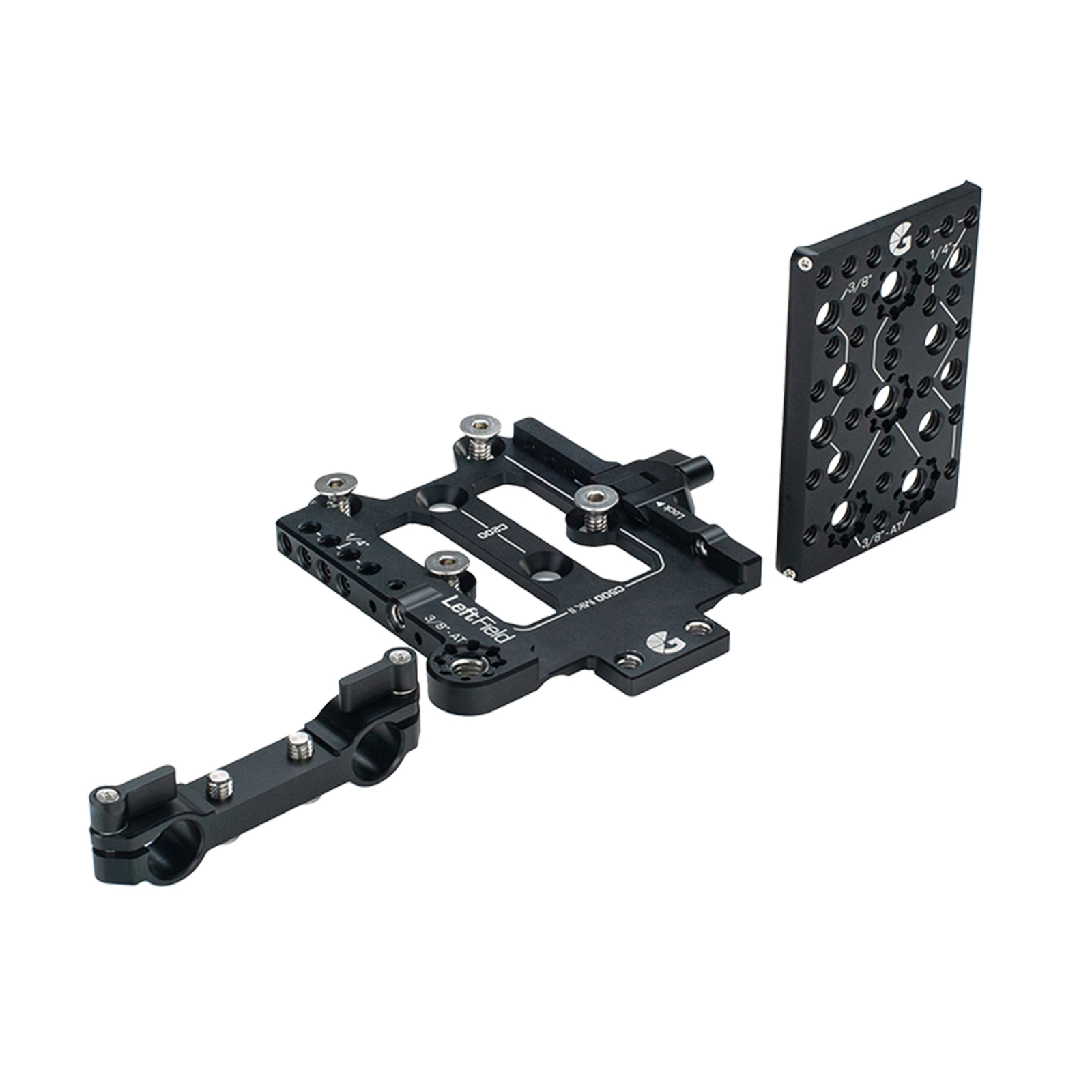 Bright Tangerine Canon C500 Mk II/C300 Mk III LeftField Side Plate Kit