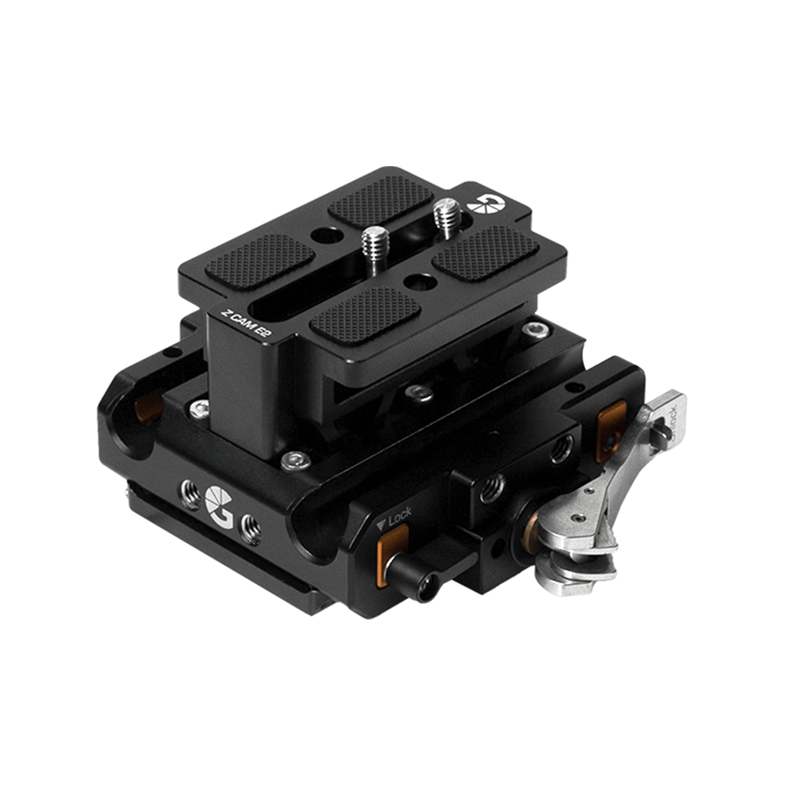 Image of Bright Tangerine LeftField 3 Z Cam QR Baseplate