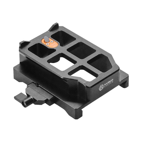 Bright Tangerine LeftField 2 KASBAH Shoulder Pad ARRI Dovetail Riser